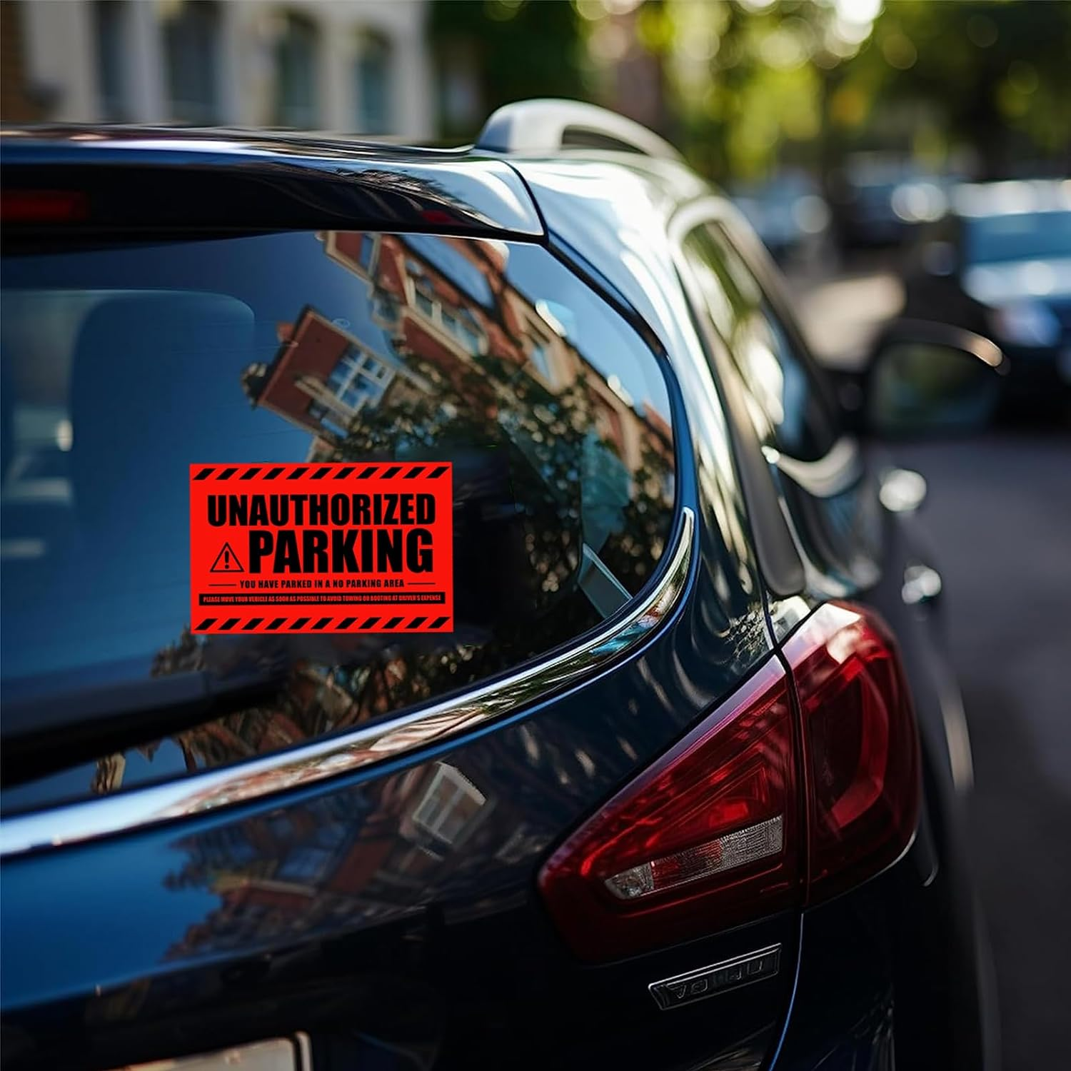 100 X Spanish Tickets Sticky Tickets / Hard to Remove / Trailer Warning Stickers Multilingual image number 4