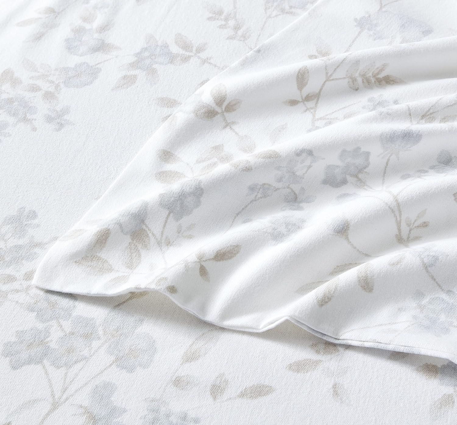 Laura Ashley Home - Twin Sheets, Cotton Flannel Bedding Set, Brushed for Extra Softness & Comfort (Fawna, Twin) image number 4