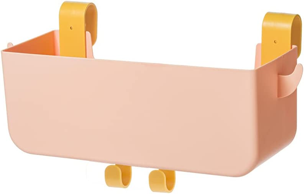 Poeland Bedside Hanging Storage Basket Multi-Function Organizer Caddy Remote Holder Light Green