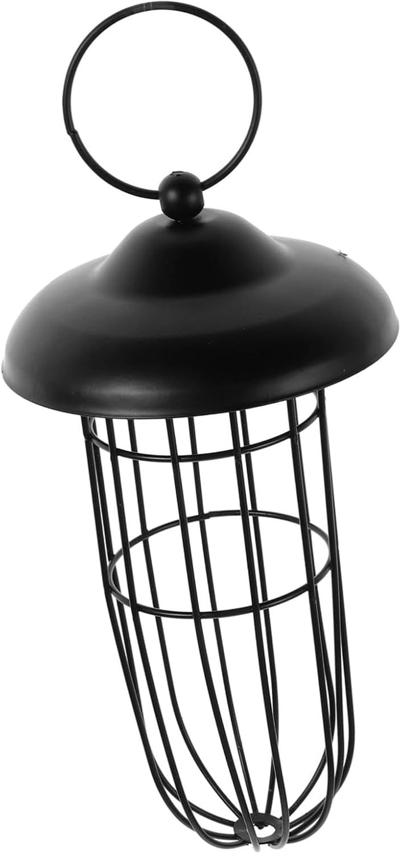 Ipetboom Outdoor Hanging Metal Bowl Bird Feeder Hollow-Out Design Iron Feeding Tool for Canary Parrot Lark Birds Supplies