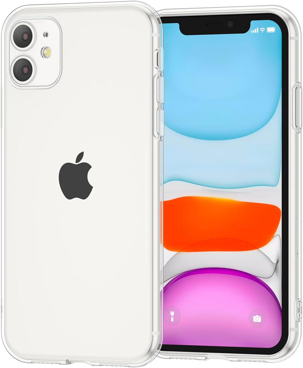 Silicone Case for Iphone 11 Case (2019) 6.1-Inch, Silky-Soft Touch Gel Rubber Cover, Full Protective Case, Shockproof Anti-Scratch Case Cover