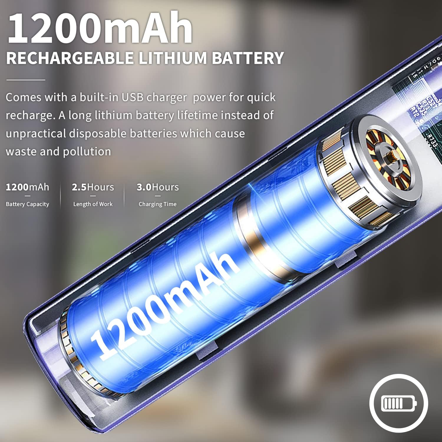 STORMHERO Electric Fly Swatter Zapper, Mosquito Swatter Racket Bug Zapper, USB Rechargeable Mosquito Killer, 3-Mode Wireless Fly Zapper with Trapping Light and Base for Indoor, Outdoor, Camping image number 5