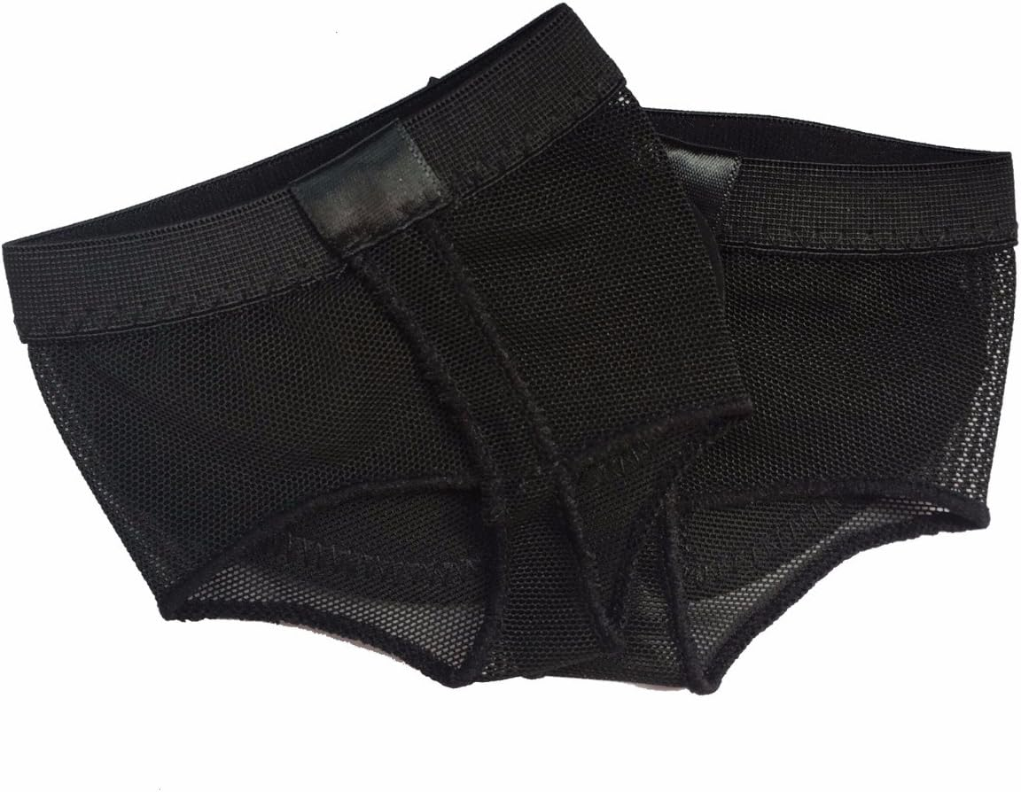 Wuchieal Women'S 2 Pairs Dance Paws Pad Foot Thongs Toe Undies Half Lyrical Shoes Socks image number 5