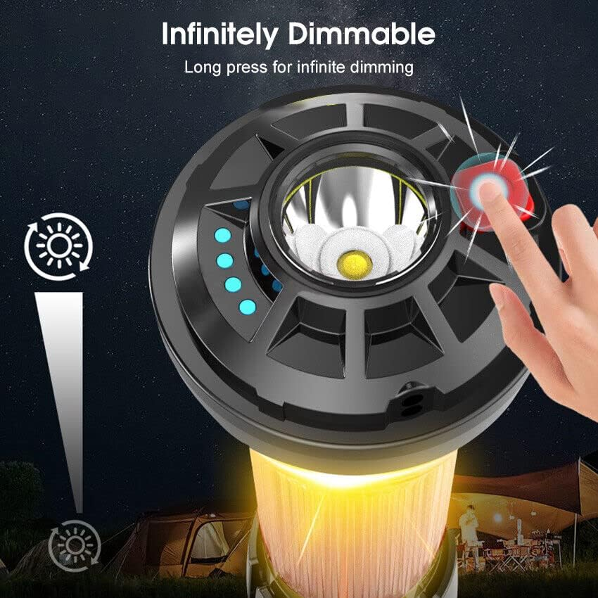 USB Rechargeable Lanterns Portable Hanging Lamp Camping Lights Mini Tent Light image number 4