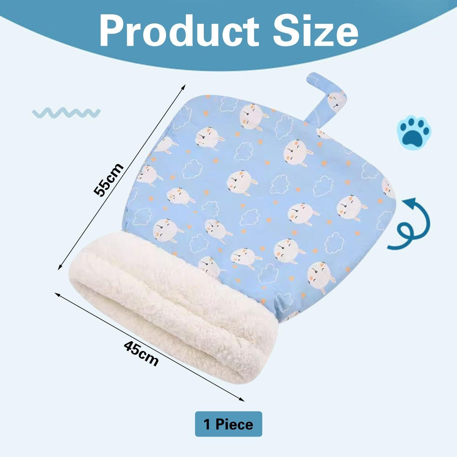 RELKLYU 1 X Pet Warm Sleeping Bag, Pet for Pets, Wind Cat Nest image number 5
