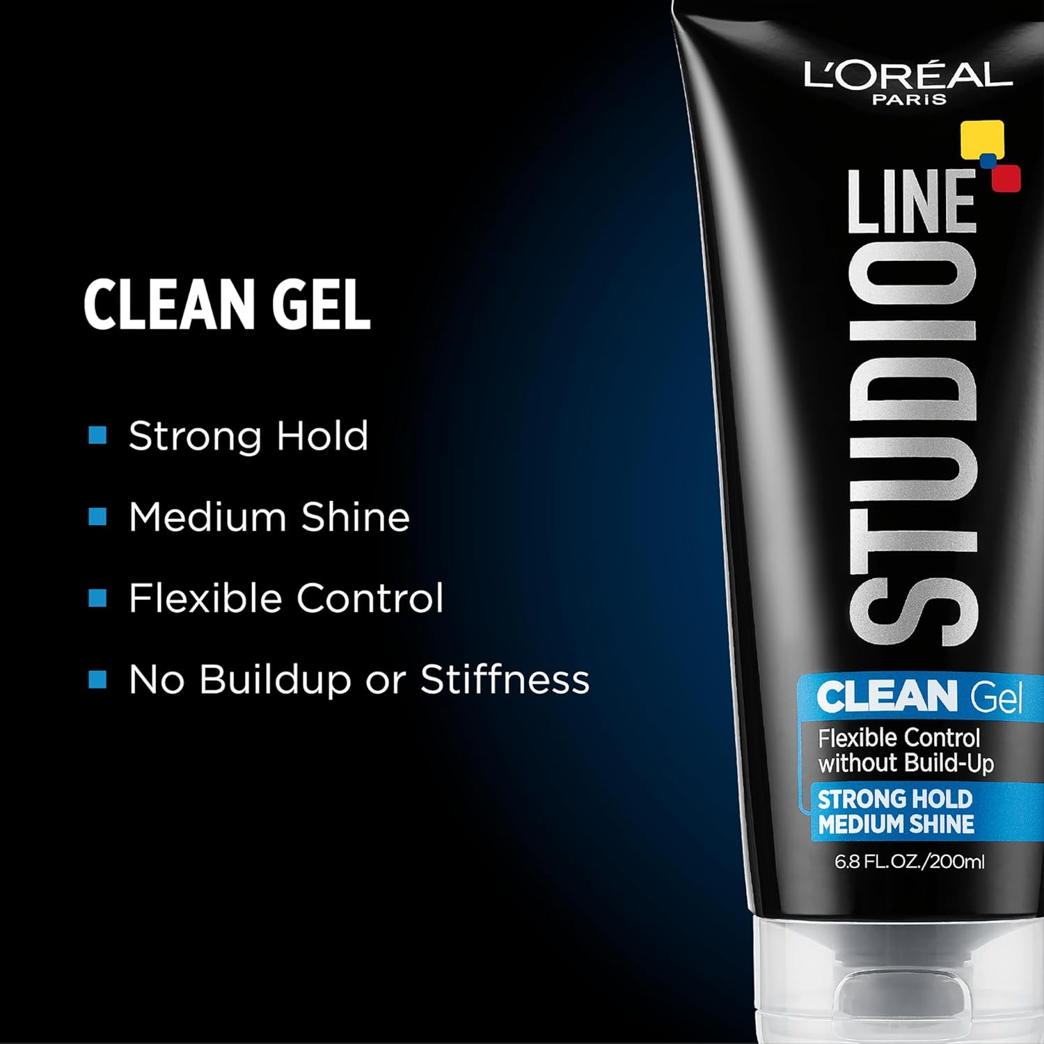 L'Or&eacute;al Paris Studio Line Clear Minded Clean Gel - Strong Hold, 6.8 Fl. Oz. image number 1