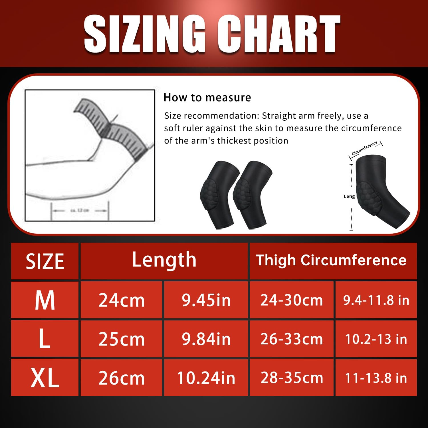 Padded Elbow Pads,Basketball Shooter Sleeves Volleyball Arm Sleeves for Youth Adluts image number 3