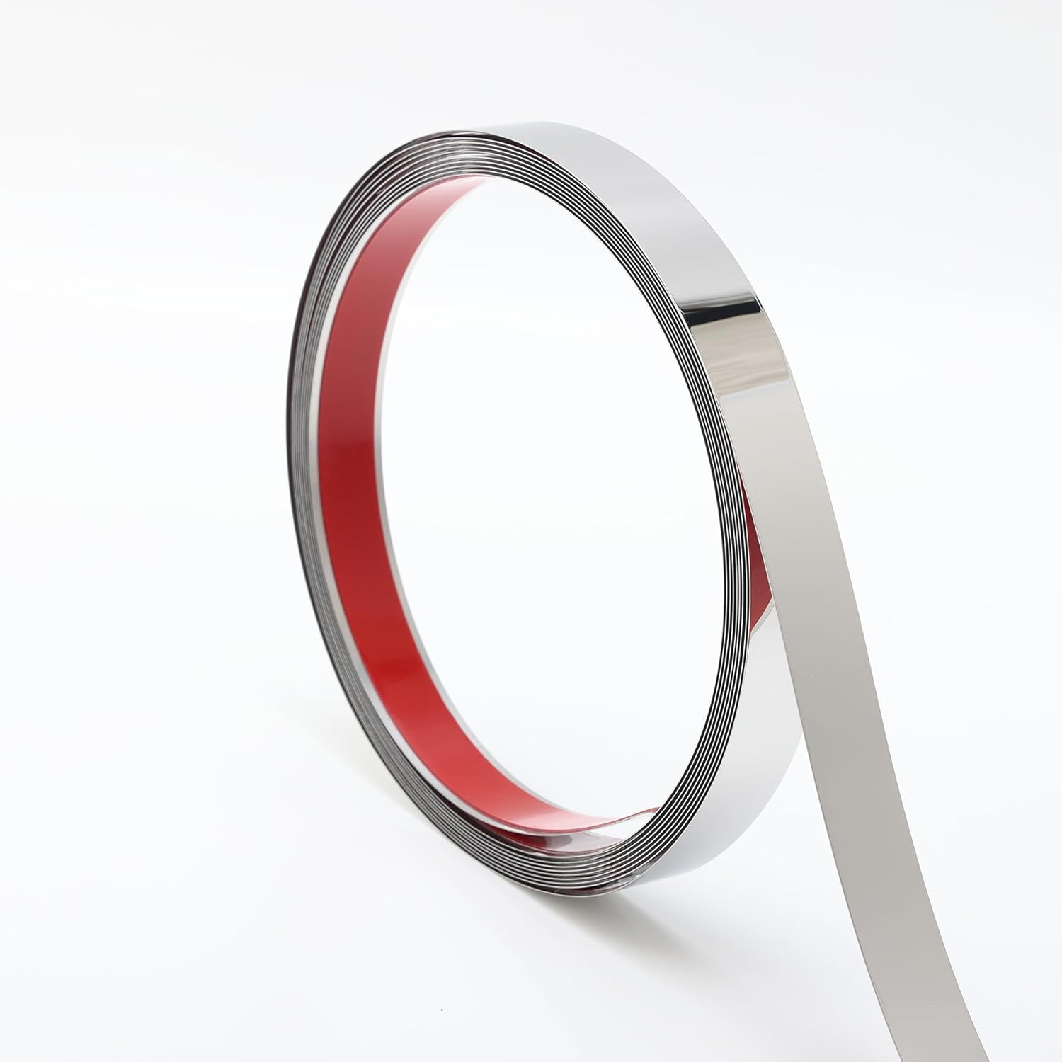 Silver Metalized Mirror-Like Finish Molding Trim, Peel and Stick Strip for Mirror Frame, Wall, Fireplace and Home DIY Decoration (32.8 Ft X 1.6 Inch)