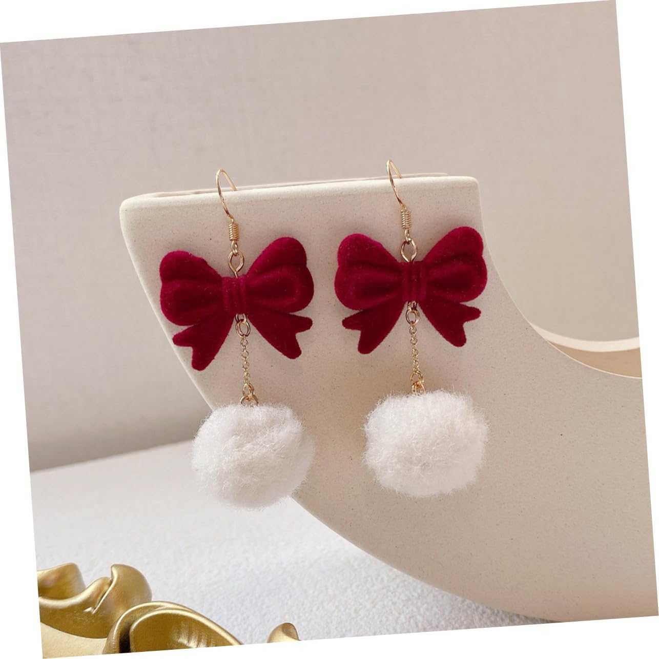 SHINEOFI 200Pcs White Small Polyester Pom Pom Balls 12Mm Soft Elastic for DIY Crafts School Projects Christmas Garlands and Decorative Accessories image number 6