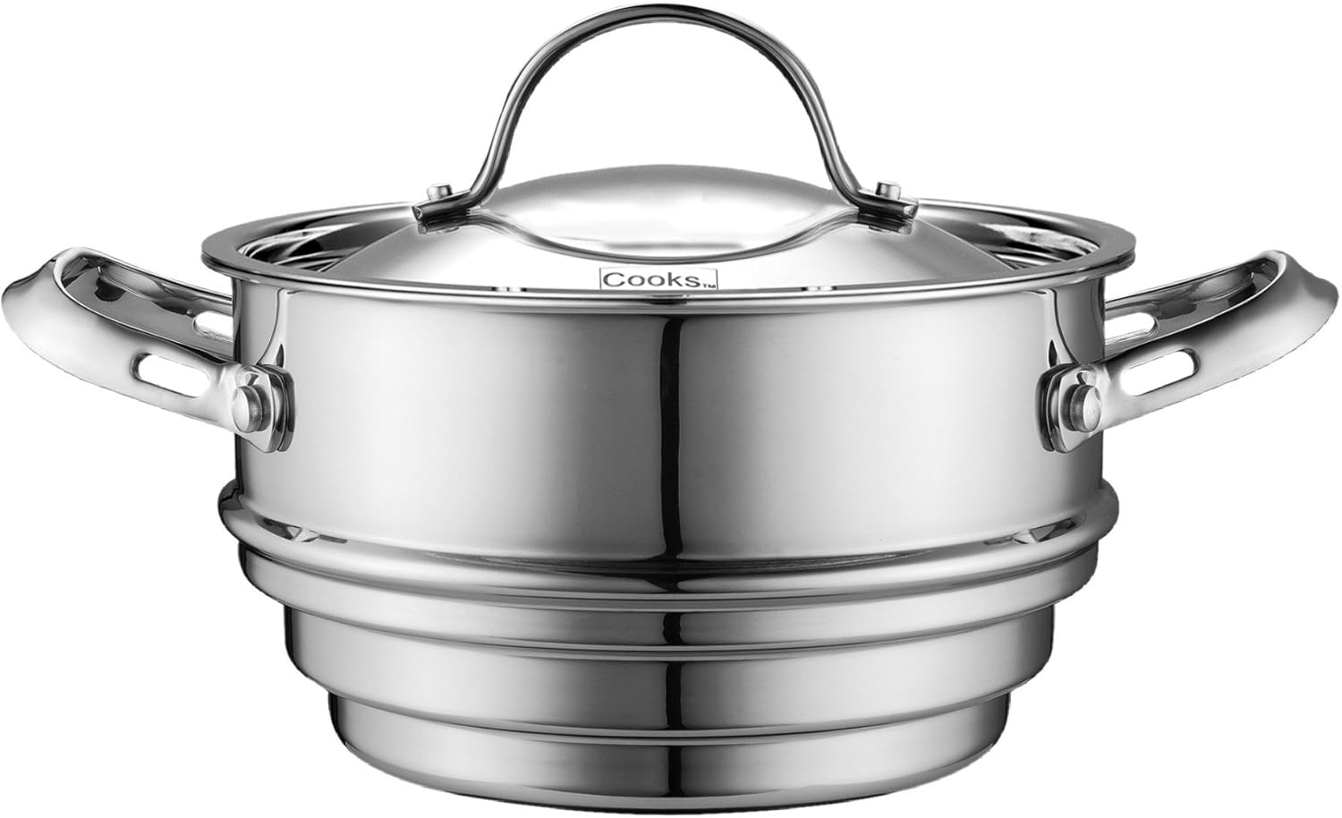 Cooks Standard 10-Piece Multi-Ply Clad Stainless Steel Cookware Set Silver 14.0X21.0X12.5 Inches image number 1