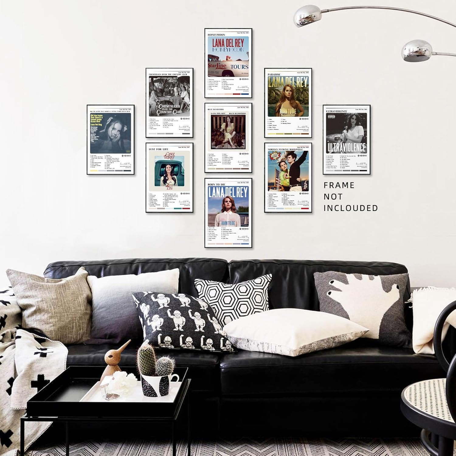 Lana Del Rey Posters (9 Pcs 20X30Cm) Album Cover Music Posters Unframed Paper Print Wall Art Room Decor Bjork Poster Discs for the Wall image number 3