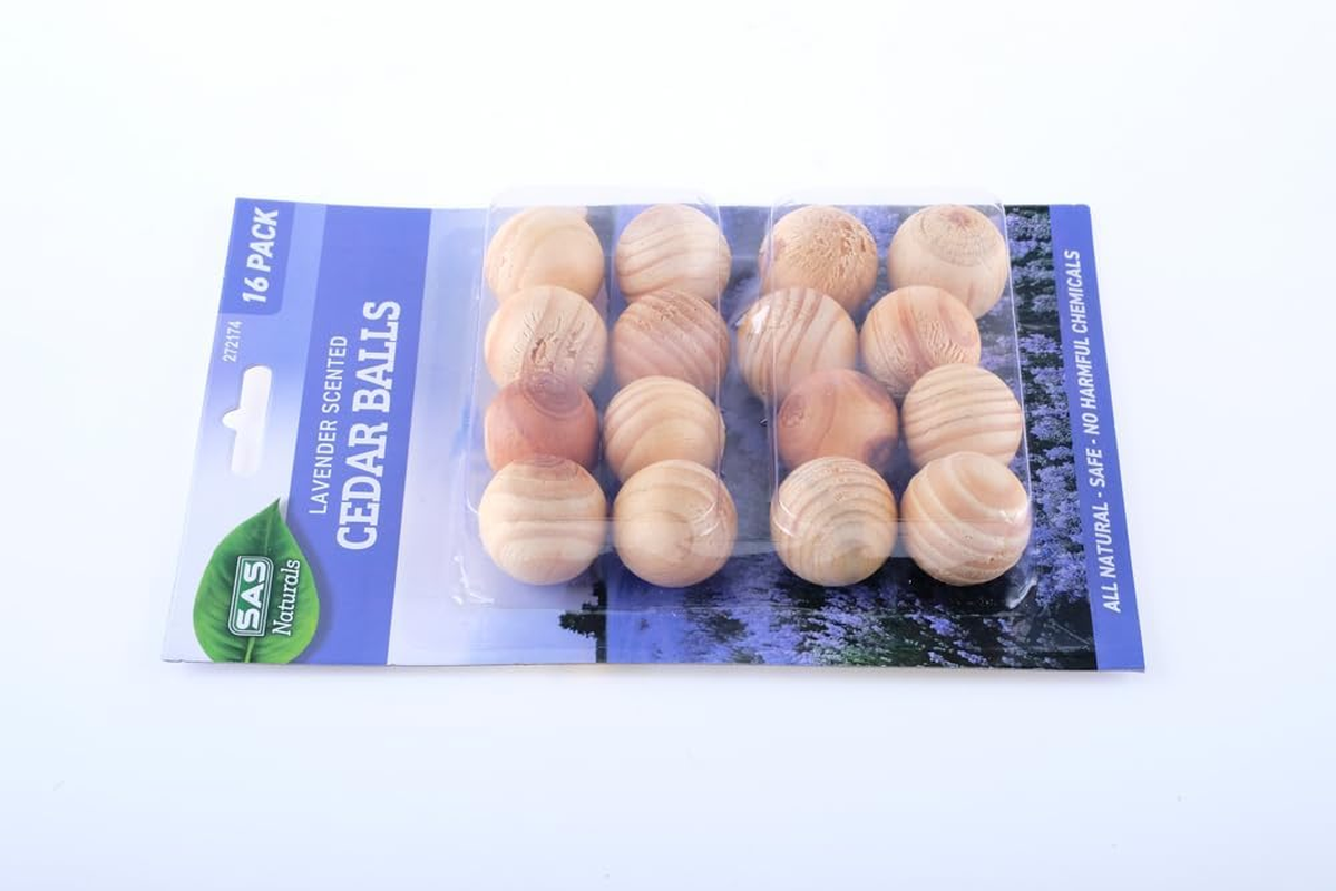SAS Pest Control Lavendar Scented Cedar Moth Balls (Pack of 16) image number 2