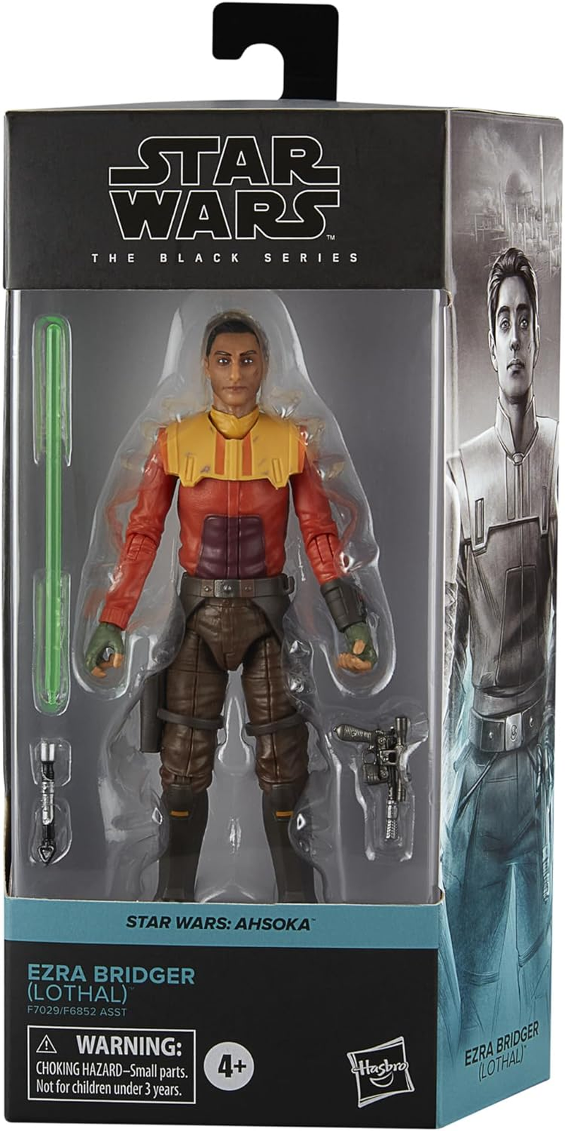 Star Wars the Black Series Ezra Bridger (Lothal), Star Wars: Ahsoka 6-Inch Action Figures, Ages 4 and Up image number 6