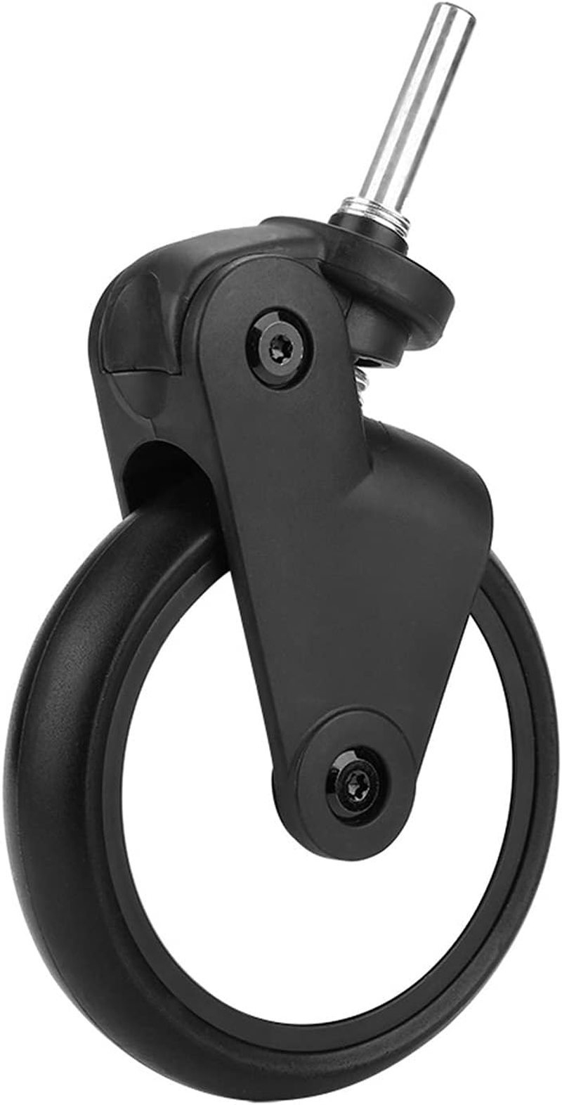 Stroller Wheel, Pratical Wear Resistant Stroller Wheel Accessory Convenient to Use 360 Degree Rotation for Yoyo for Kiddopotamus for Yoya for Chbaby(A Pair of Front Wheels) image number 6
