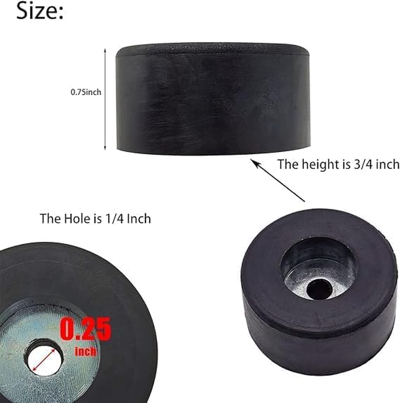 LALOCAPEYO 4PCS 192310GS anti Vibration Foot Pad Compatible for Coleman Powermate Sanborn 094-0026 E106661 for Many Compressors Generators, Pressure Washe image number 2