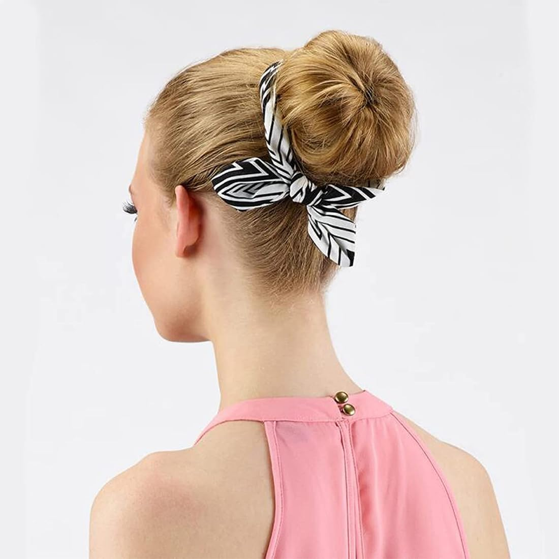 Pack of 4 Hair Bun Maker Upgraded Hair Holder Sponge Clips Hair Styling Doughnut Bun Hair Twist Curler Donut Tools Magic Hair Bun 2 Large and 2 Small image number 3