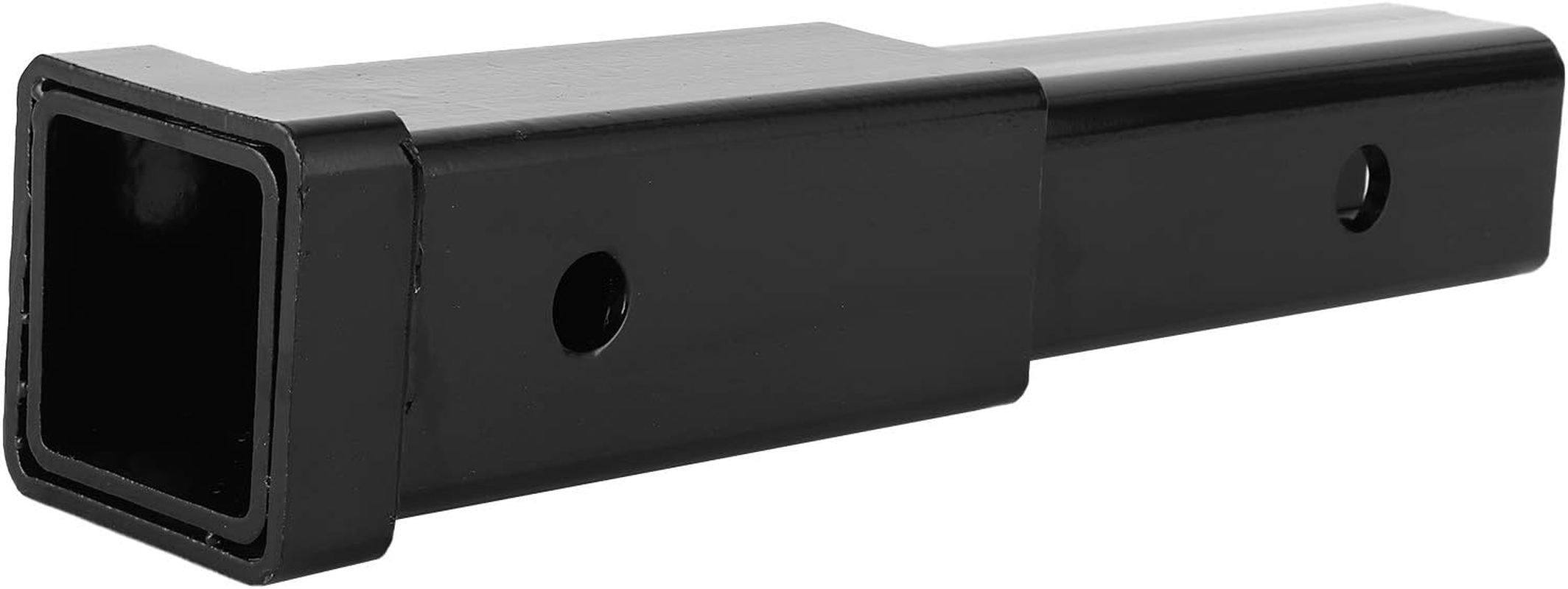 Trailer Hitch Extender, 12In Square Tube Extension Tow Bar Hitch Receiver Extender Hitch Extension Adapter, Steel Piles for Trailers image number 2