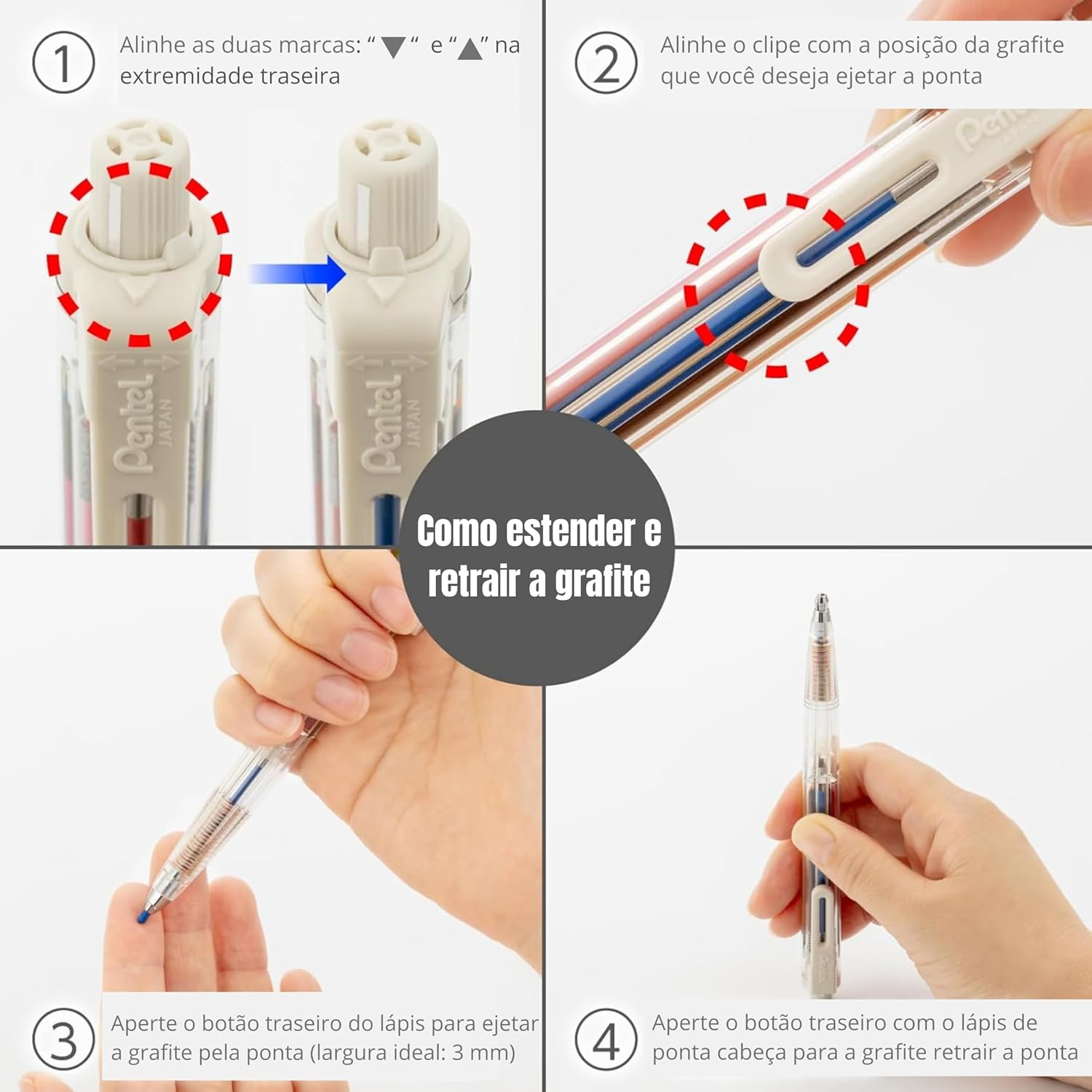 Pentel XPH804 Art Multi 8 Color Core 8 image number 5