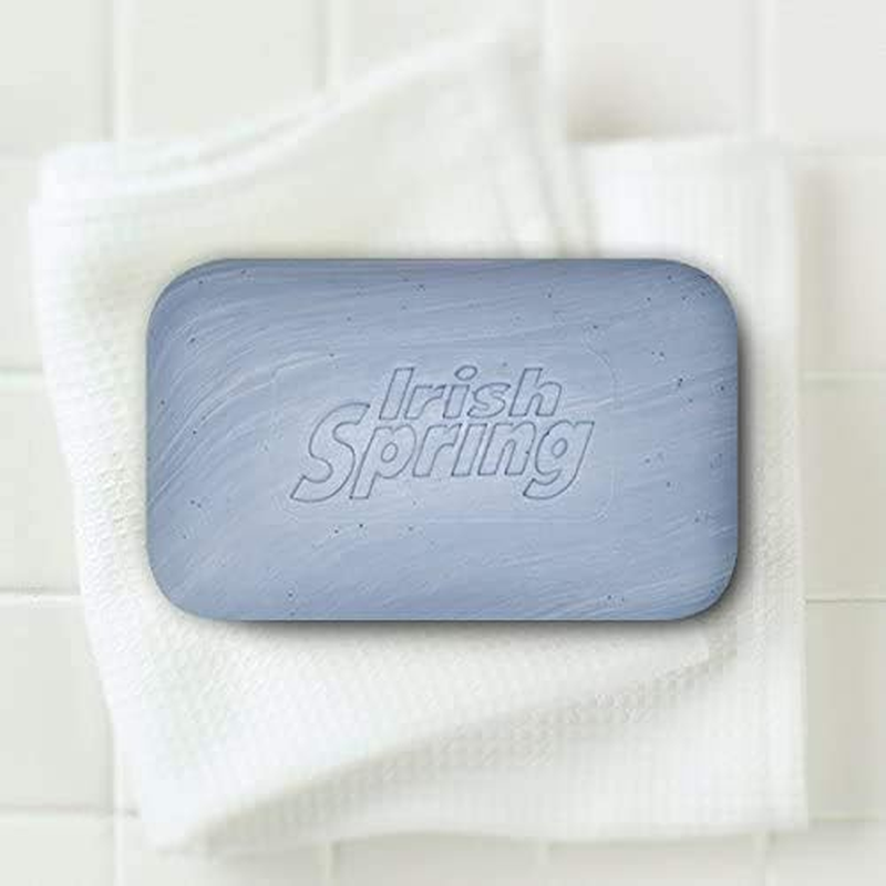 Irish Spring Bar Soap for Men & Women. 12-HOUR ODOR / DEODORANT PROTECTION! for Healthy Feeling Skin. Great for Hands, Face & Body! (12 Bars, Moisture Blast) image number 2