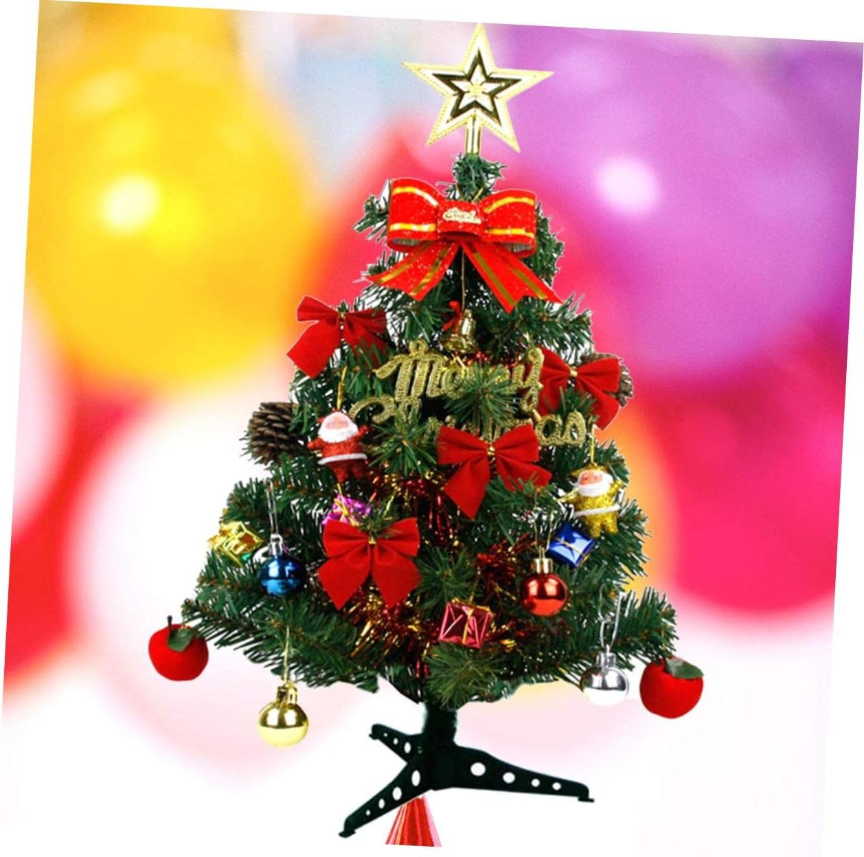 Mikinona Small 45Cm Tabletop Christmas Tree Desktop Ornament Decorative Accessories, Artificial Christmas Decorations for Home Holiday Party image number 1