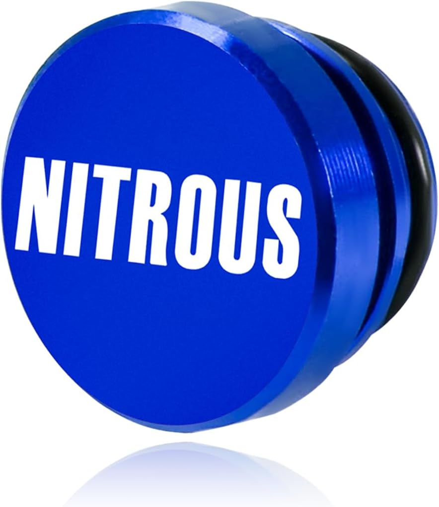 Augeny Car Cigarette Lighter Cover, Aluminum Dustproof Nitrous Button, Universal Cigarette Socket Cover Fits Most Automotive Vehicles Boats with Standard 12 Volt Power Source