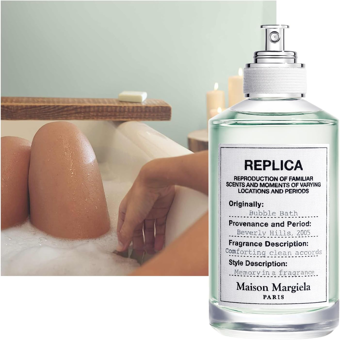 Maison Margiela Replica Bubble Bath Eau De Toilette Spray for Unisex 100 Ml image number 5
