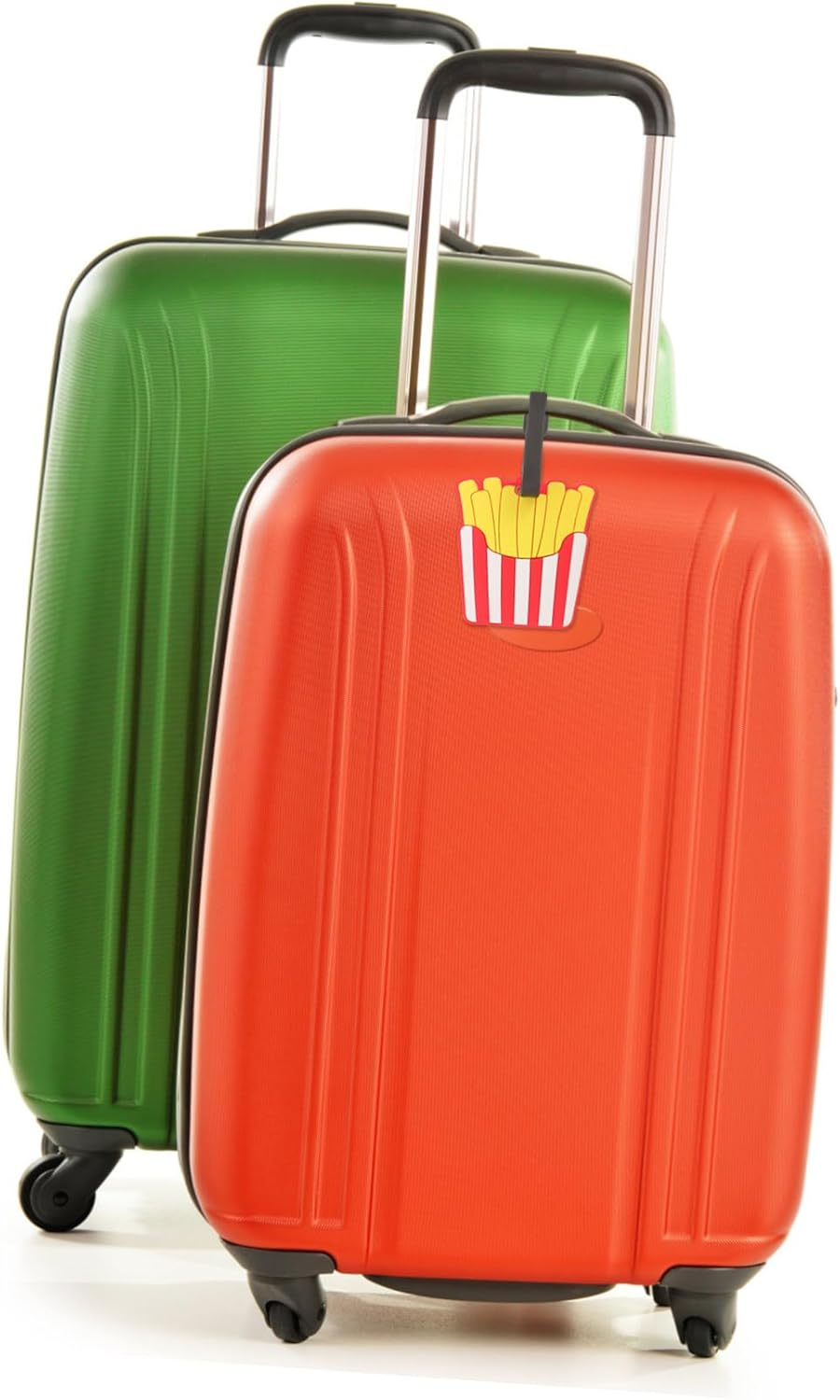 Yardenfun 2Pcs Cruise Luggage Tags Women Suitcase Tags Cartoon Design Portable Luggage Name Id Identifier