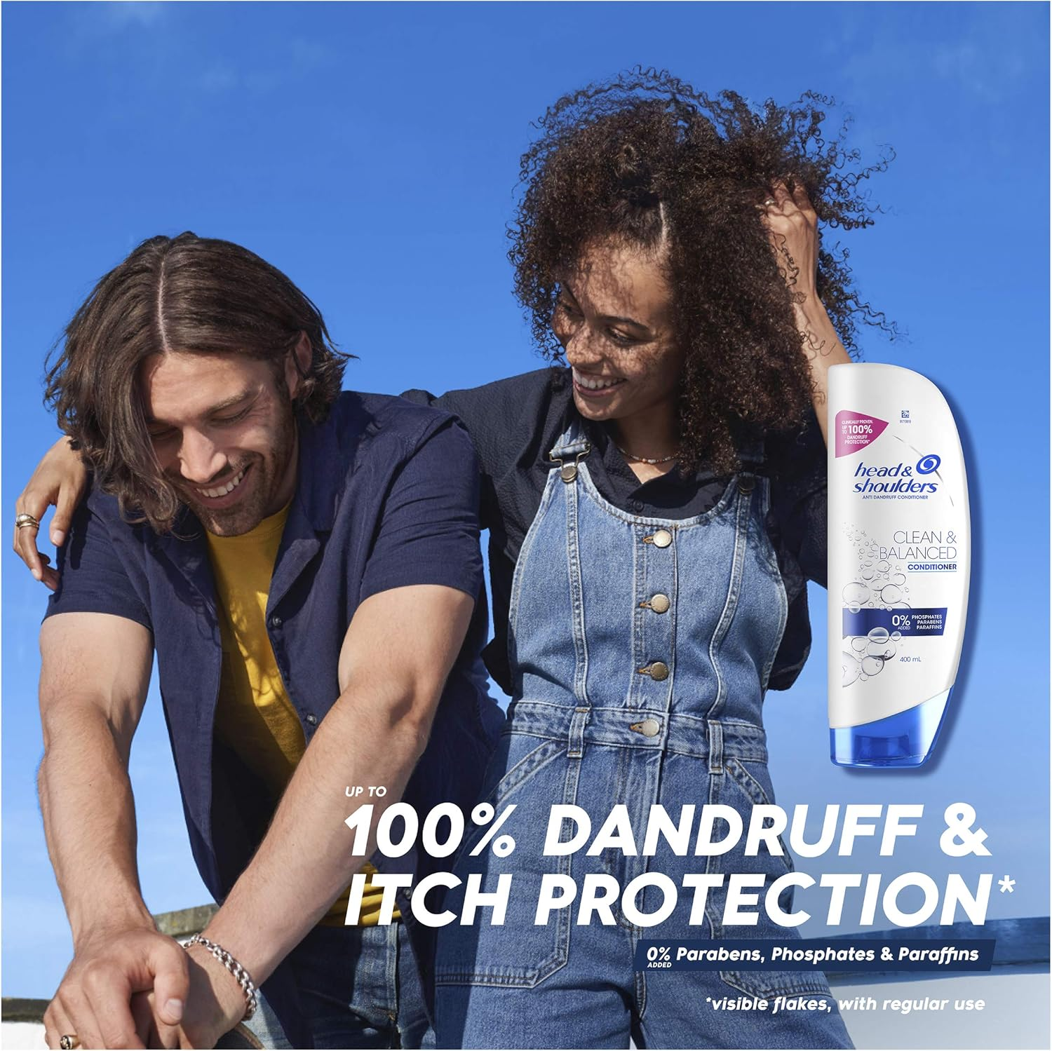 Head & Shoulders Clean and Balanced anti Dandruff Conditioner, 200Ml image number 4