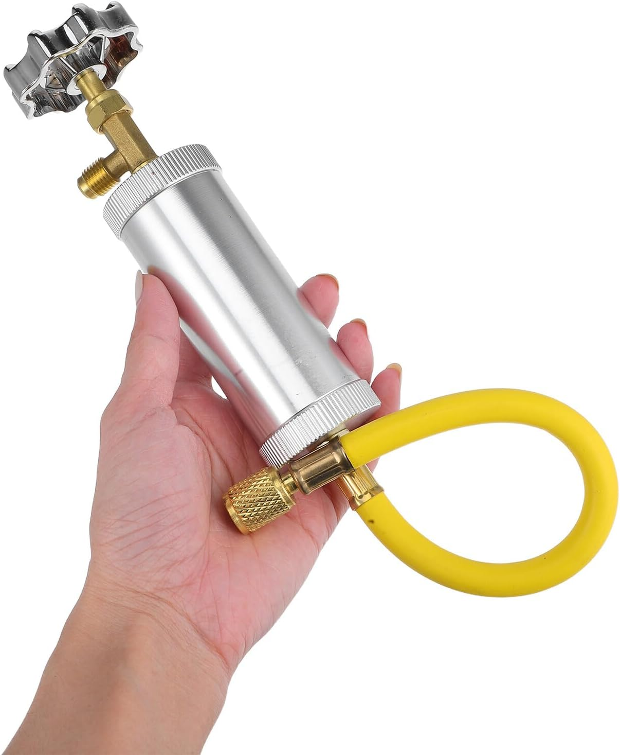 Gatuida Ac Oil Injector Tool for Automotive Refrigerant Oil Charging with Snap Quick Coupler, Precision Dye Injection Pump for Car Air Conditioning System Leak Detection And image number 2