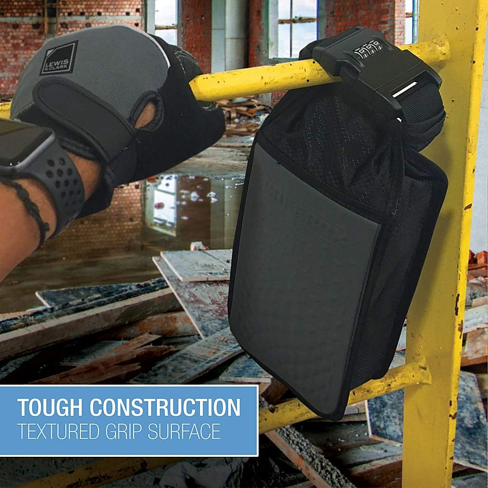 Lewis N. Clark Safebox Portable Safe with anti Theft Combination Lock and Slash Resistant Material to Protect Wallet, Small (Black) - 94092GRY - Large image number 5