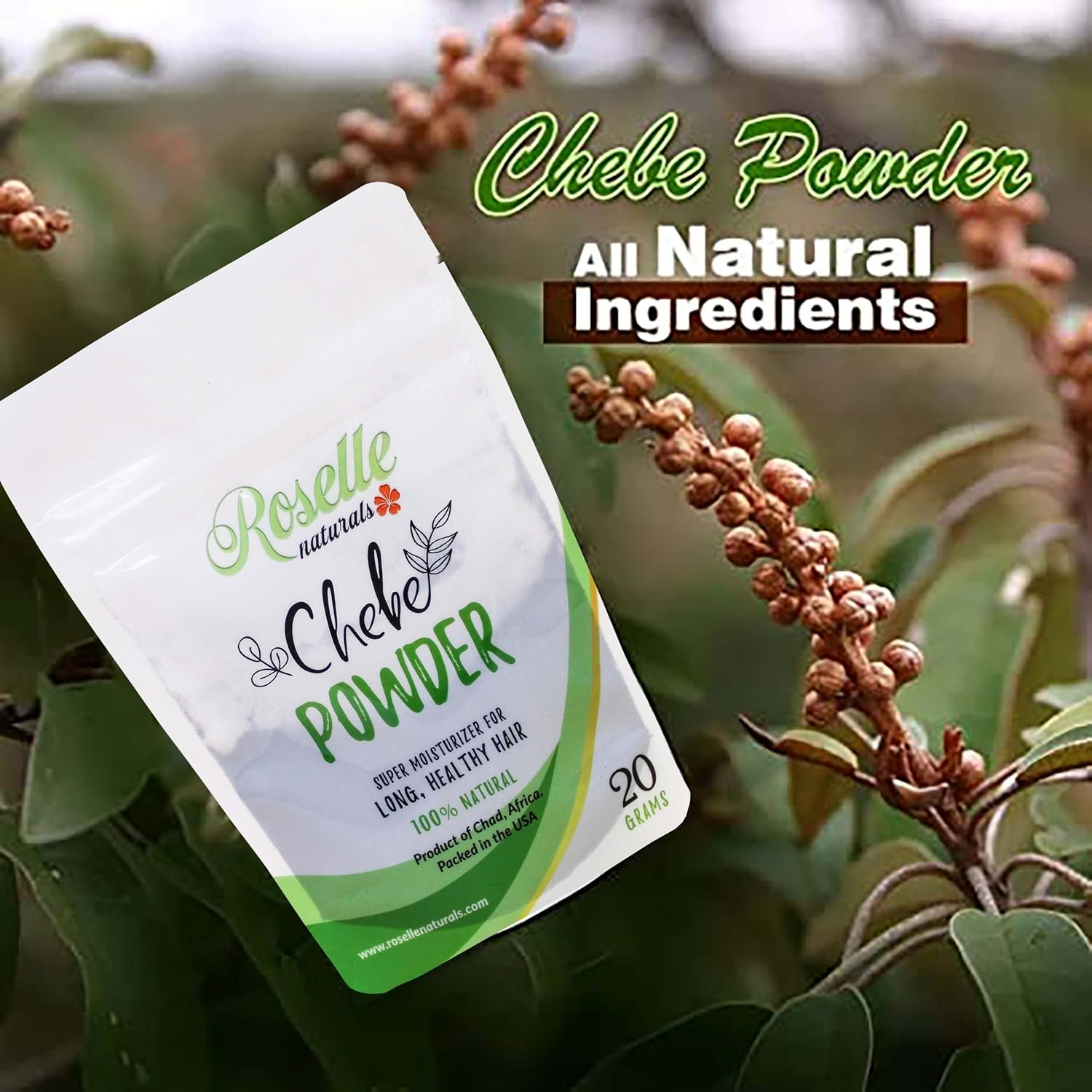 CHEBE POWDER Authentic from Ms Sahel Chad. Hair Growth Formula, Super Moisturizing All Natural Hair Mask image number 1