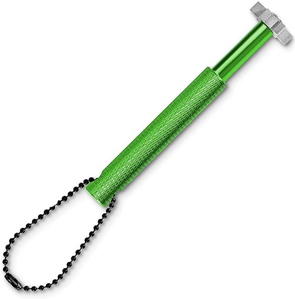 Golf Club Groove Sharpener, Golf Club Cleaner and Iron Wedge Groove Sharpener Tool with 6 Carbide Tungsten Steel Cutters, Golf Club Re-Grooving Cleaning Tool 6-Tip, Golf Accessory