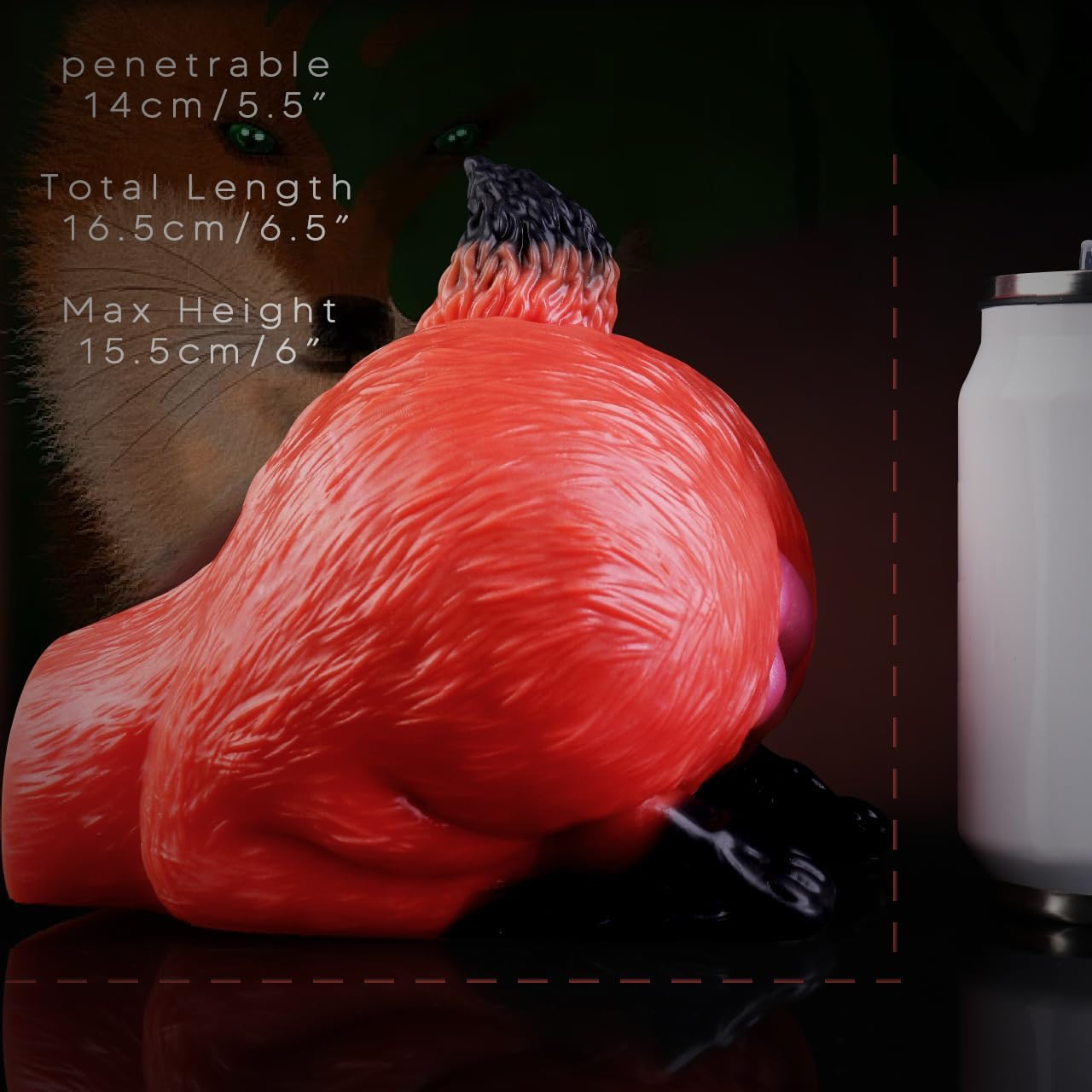 GEEBA Mystery Sensual Masturbator, Creature-Inspired Sex Toy with Fantasy Furry Tail for Humping Pleasure, Ineffable Sexual Experience Masturbating Device 2.2KG, Single Hole Penetrable, Closed-Ended image number 3