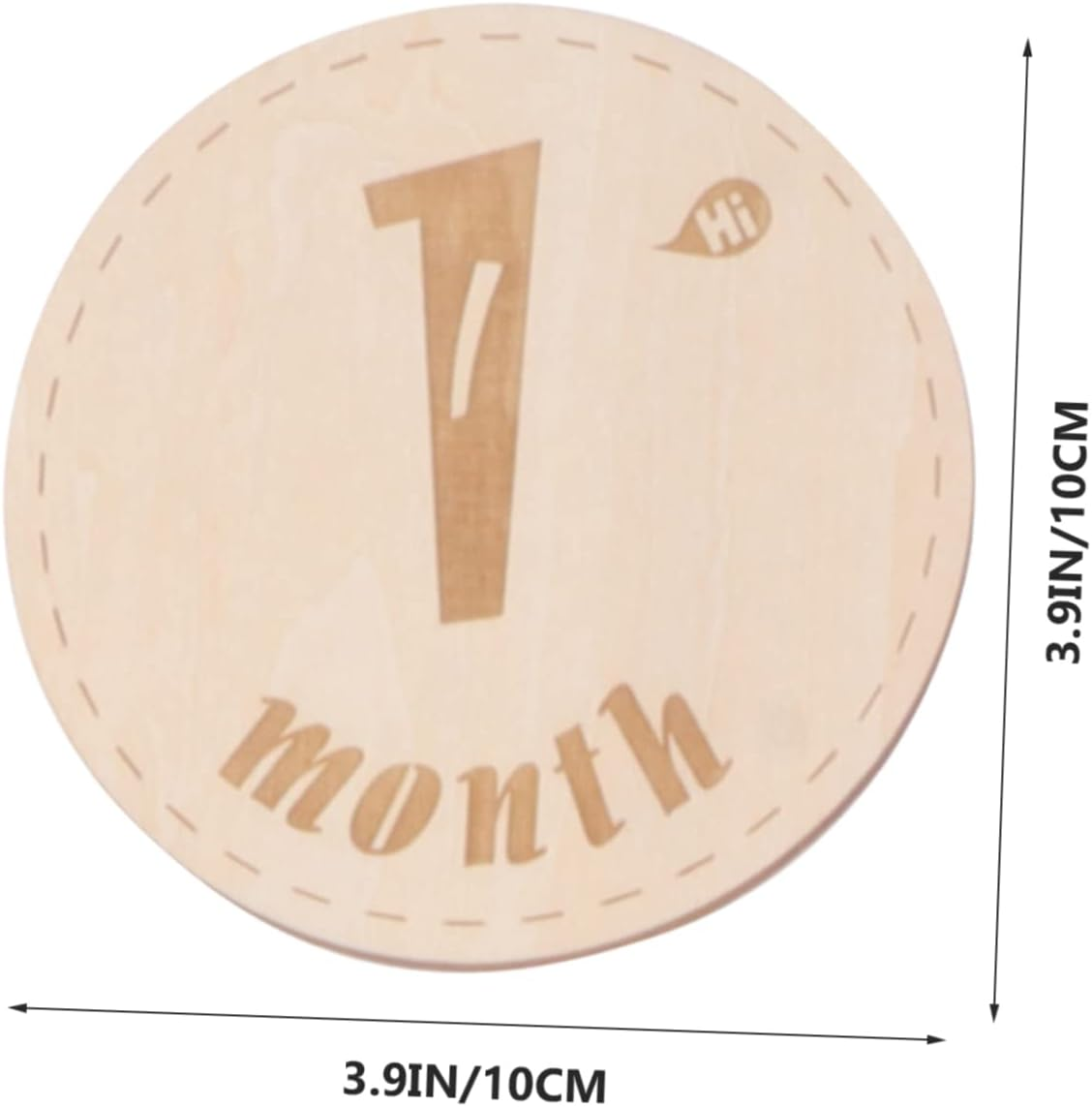 12Pcs Wooden Milestone Cards Set for Newborn Photography Creative Month Growth Commemorative Cards Fine Craftsmanship Keepsake for Shower Boy Girl Gifts