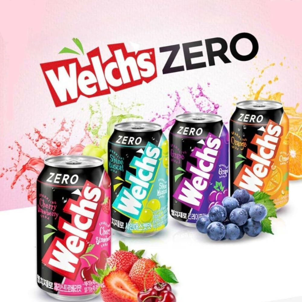 Welch'S Sparkling Strawberry Soda 355Ml image number 1