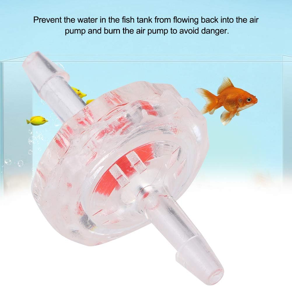 Aquarium Check Valve & 10Pcs 3Mm/5Mm/7Mm Aquarium Air Pump One Way Non Return Check Valve Waterstop Accessory for Fish Tank(3Mm) image number 6