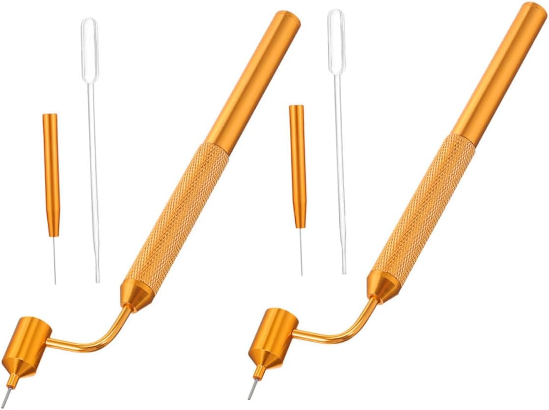 2 Sets Car Paint Scratch Repair Pens 0.5Mm Fine Line Applicator Automotive Touch Paint for Cars Needle and Dropper for Precise Scratch Restoration image number 4