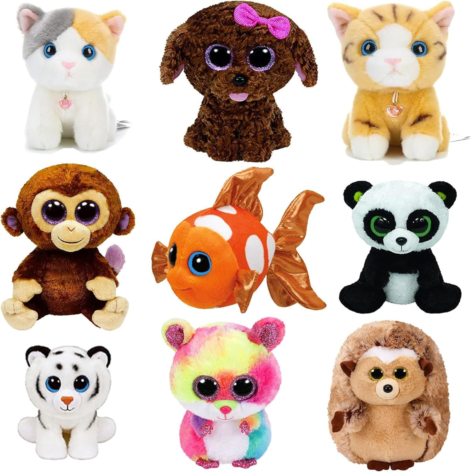 12-25Mm ​Safety Eyes Crochet Kit, 65Pcs Assorted Color Plastic Animal Eyes with Glitter Washers for Amigurumi, Plush Toys, Teddy Bears & Puppet Making (8 Sizes, DIY Craft) image number 3