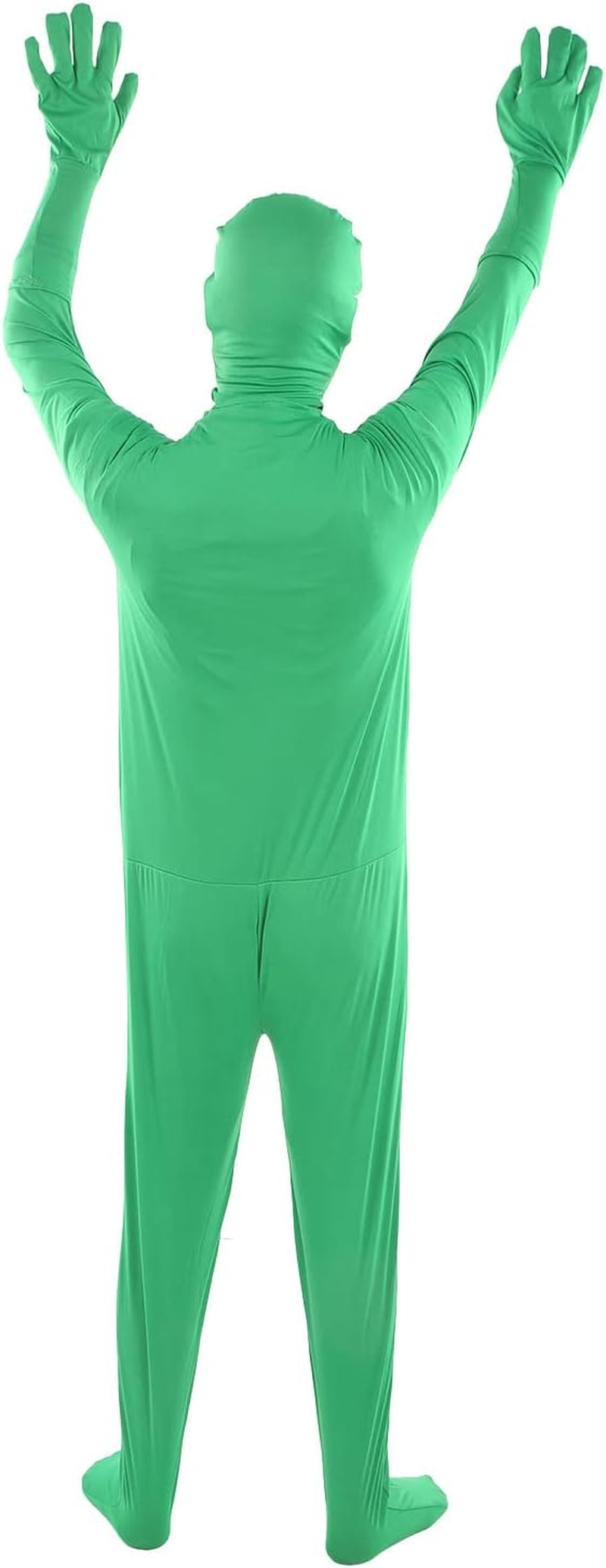 Full Bodysuit Unisex Adult Costume, Zentai Disappearing Body Suit for Man & Womens, Zentai Unitard Body Suit, Full Body Split Design for Photography Film Video, Reusable Washable