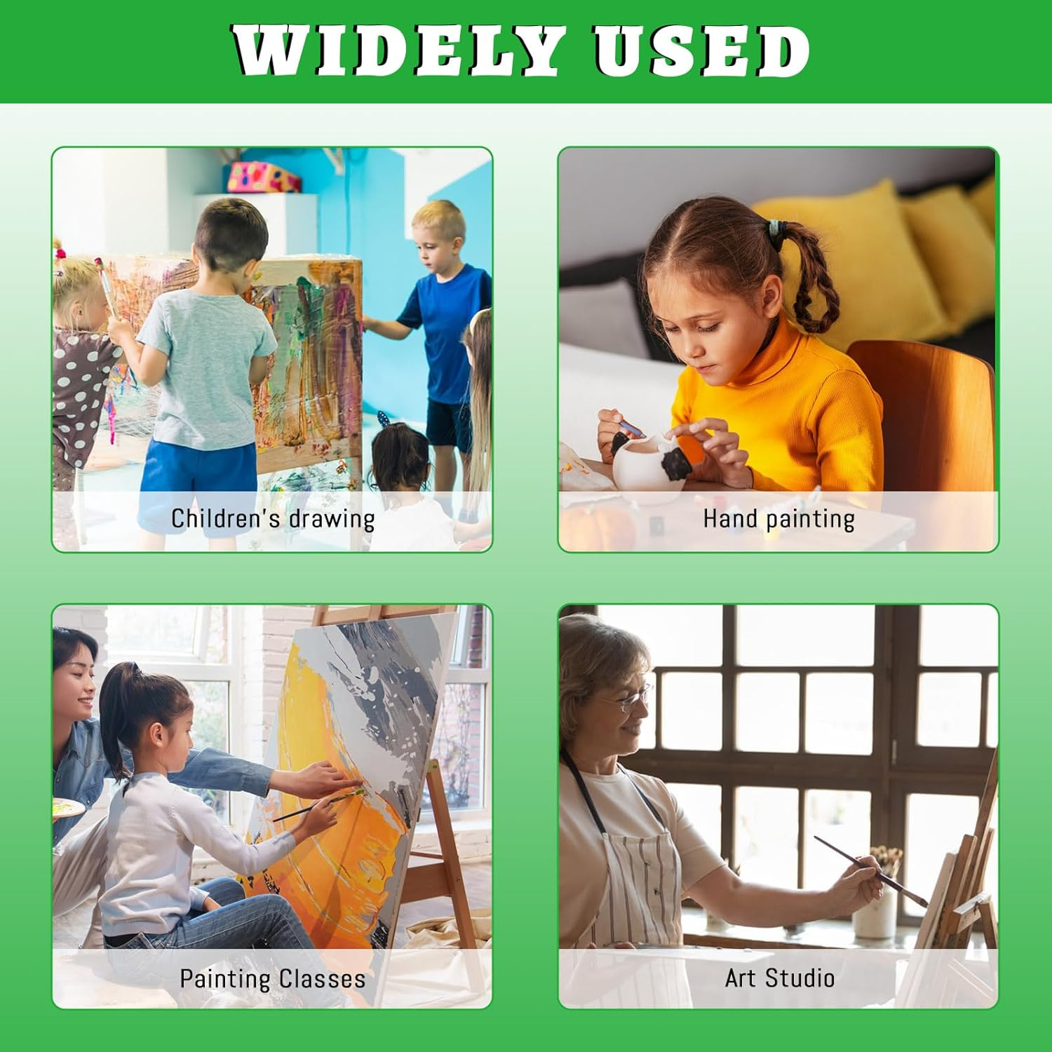 ASTIMESA 36 Sheets Tear off Palette Paper Pad with Thumb Hole, 9 X 12 Inch Disposable White Paint Palette Paper, Artist Painting Mixing Palette Paper for Oil Acrylic Watercolor (A4) image number 3