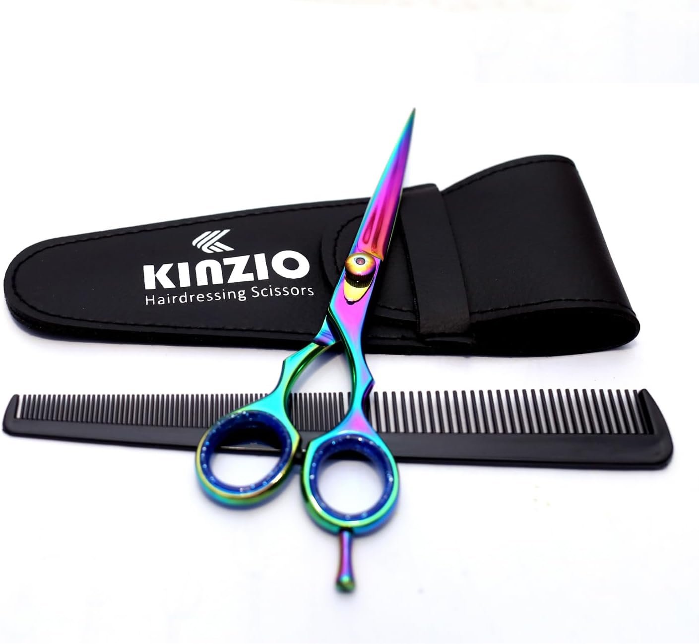 Barber Hair Cutting Scissor Hairdressing Scissors Razor Cut Edges Stainless Steel Hair Cutting Shears - for Salon Barbers and for Personal Use (6.5")