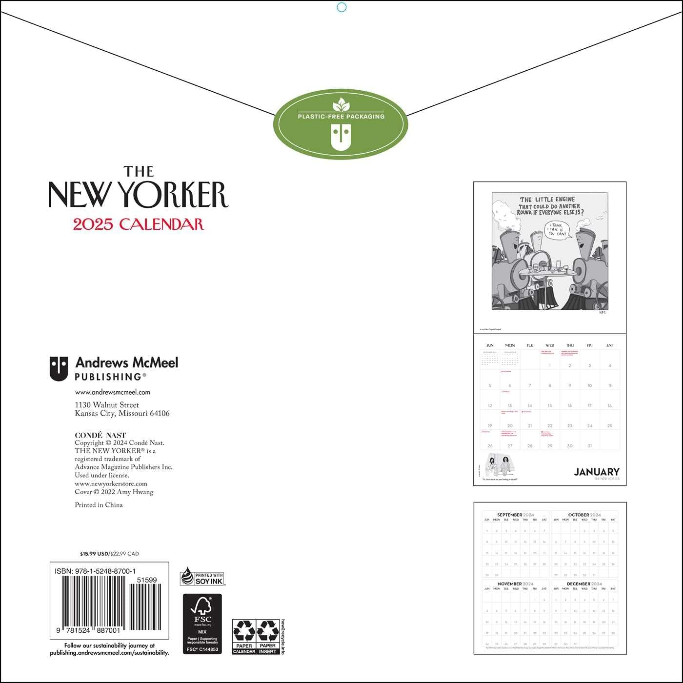 Cartoons from the New Yorker 2025 Wall Calendar