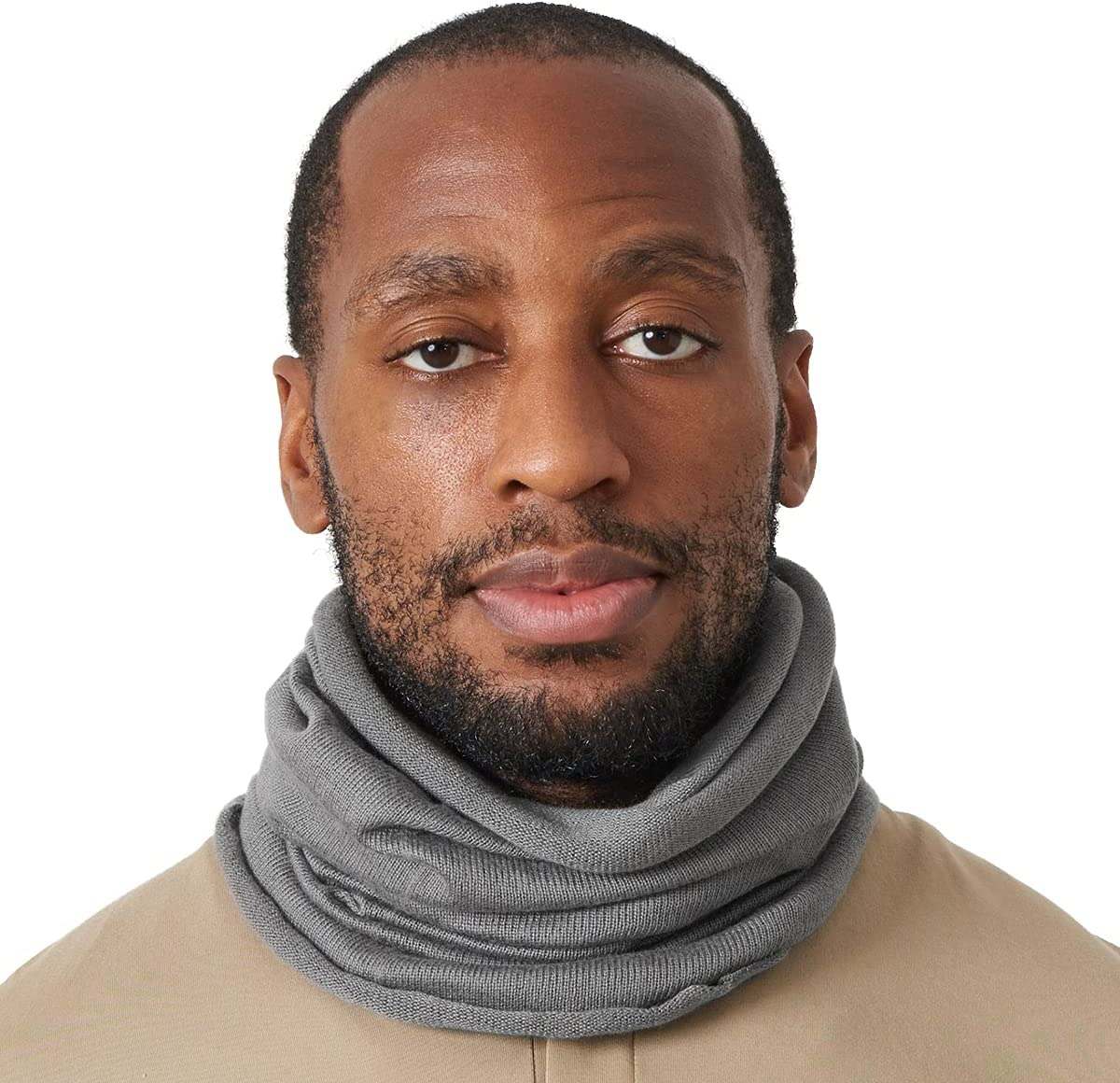 CHARM Silk Headband Scarf Neck Gaiter - Womens Chemo Head Wrap Mens Motorcycle Fashion