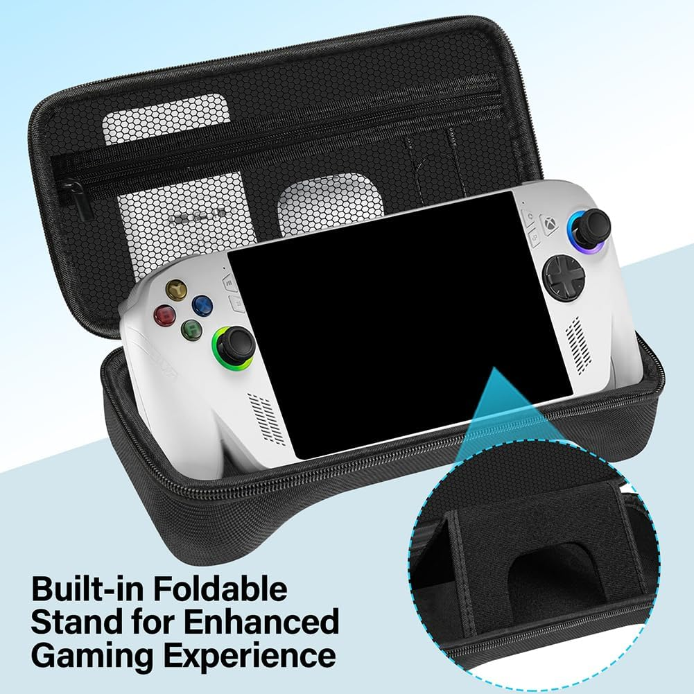 Cochanvie Carrying Case Compatible with ASUS ROG Xbox Ally/ Xbox Ally X 2025, with Mesh Pocket & Built-In Stand for Console and Accessories image number 2