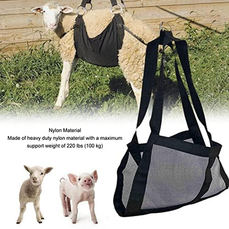 Animal Weighing Sling, Calf Sling for Weighing Animals, Lamb Weighing Bag, Animal Weight Bag, Nylon Material, Maximum Support Weight 100 Kg, 30 X 48 Cm image number 3