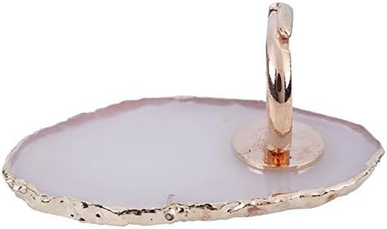 1 Pc Resin Stone Color Nail Art Palette Finger Ring Plate Acrylic Mixing Nail Art Equipmen 5X2.7Cm Zhengpingpai image number 3