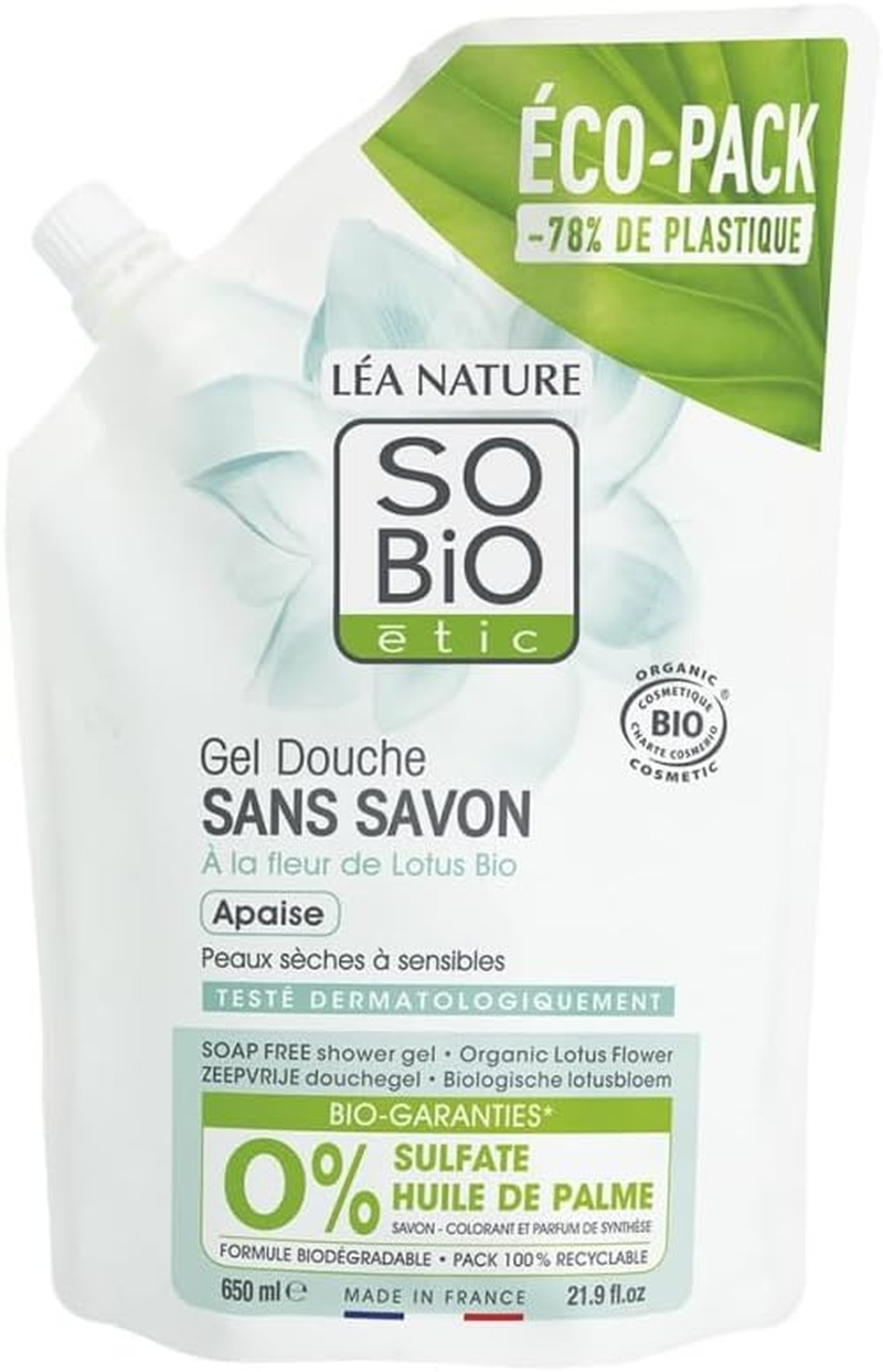 L&eacute;a Nature so BIO &Eacute;tic Eco-Refill Soap-Free Shower Gel 650 Ml