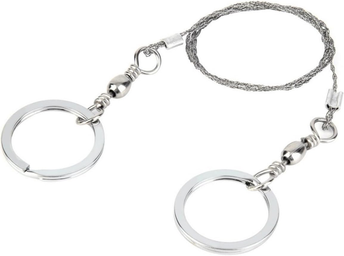 Pocket Chainsaw Outdoor Wire Saw Mini Stainless Steel Wire Saw Cable Gear Pole Saw Chainsaw Outdoor Tools for Outdoors Survival Equipment Camping Gear