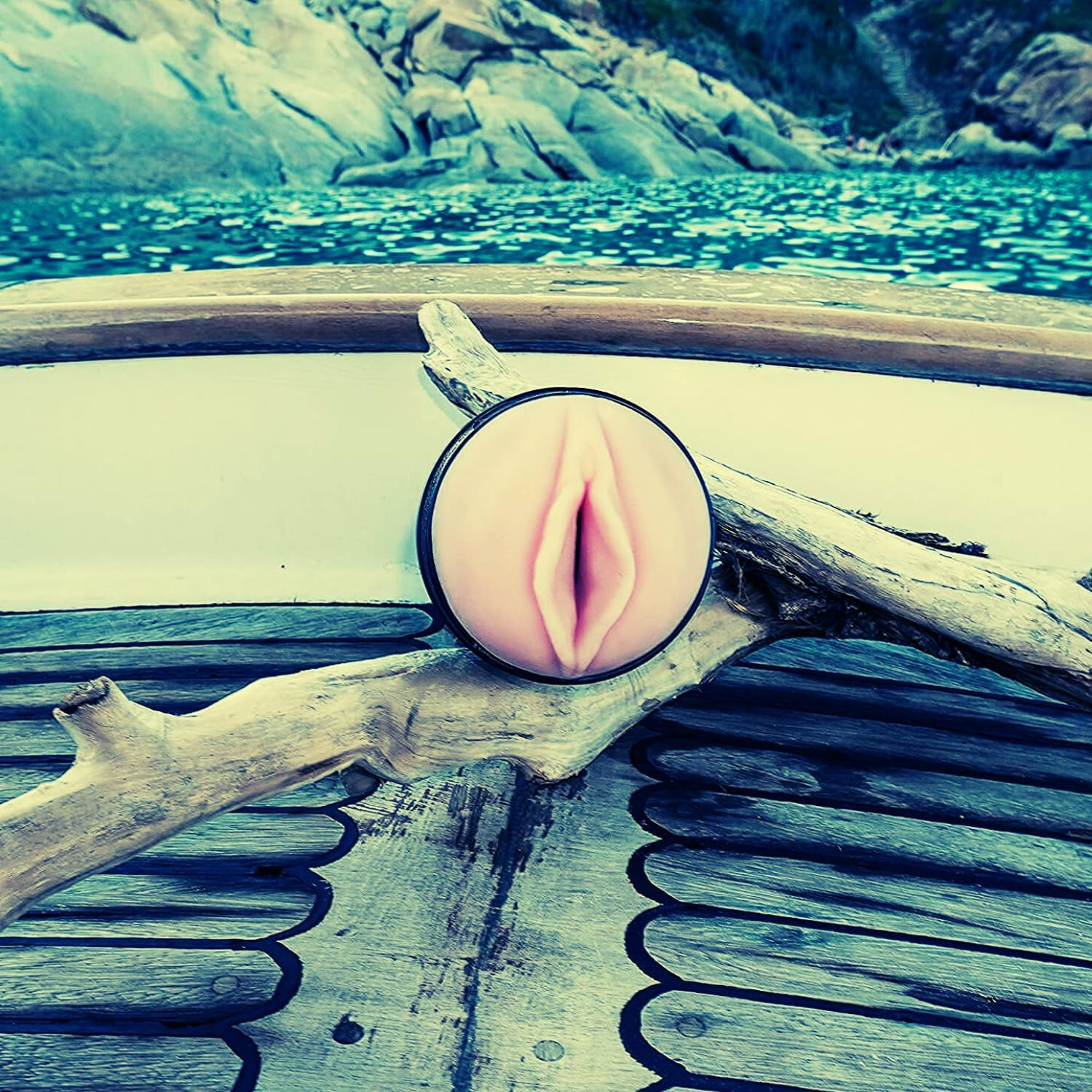 Fleshlight | Pink Lady Mini Lotus | Realistic Male Masturbator | Secret Storage image number 2