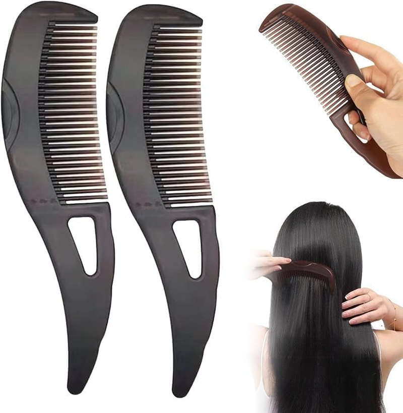 Dandruff Comb Energy Massage Hair Dressing Comb, 3Pcs Hollow Tooth Hairbrush Dandruff Comb,Scalp Sweep Detoxing Combs,Steel Fine Tooth Dandruff Remover Combs for Women
